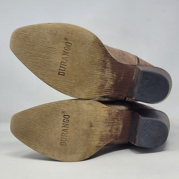 Durango Boots Women 6.5M Brown Faux Leather Western Cowboy Rodeo Cowgirl DCRD145 - Picture 12 of 12